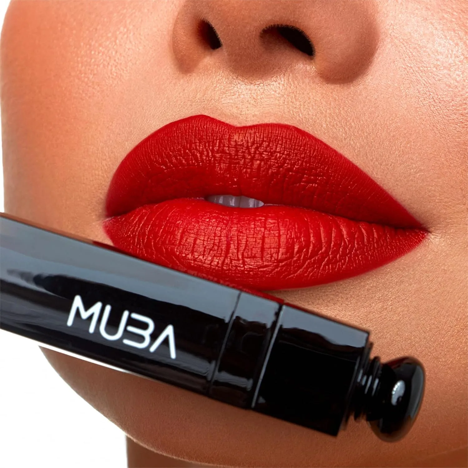 MUBA COSMETICS Liquid Lipstick - 24 Hour Waterproof Long Lasting, None- Transferable & High-Pigment Lip Makeup, Lipstick for Women - Liquid Lipsticks, Perfect Beauty Gifts (Kiss Me)