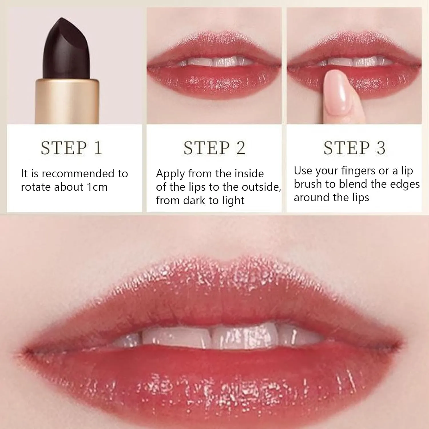 Multi-Functional Long-Lasting Color Lipstick (#2, One size)