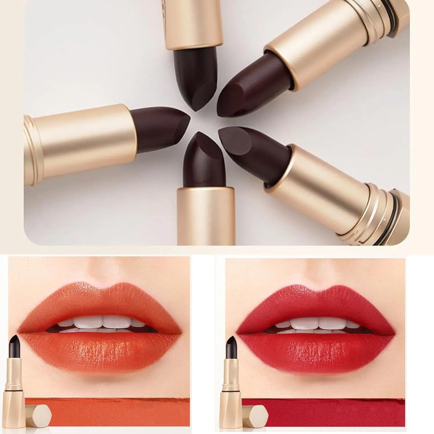 Multi-Functional Long-Lasting Color Lipstick (#2, One size)