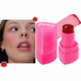 Multi-Use Water Jelly Tint Stick Sheer Lip & Cheek Stain Finish, 3-In-1 Cheek Blush & Eyeshadow & Lip Tinted Long-Lasting Moisture - 1,000  Swipes Per Stick (# 03, 0.32oz)