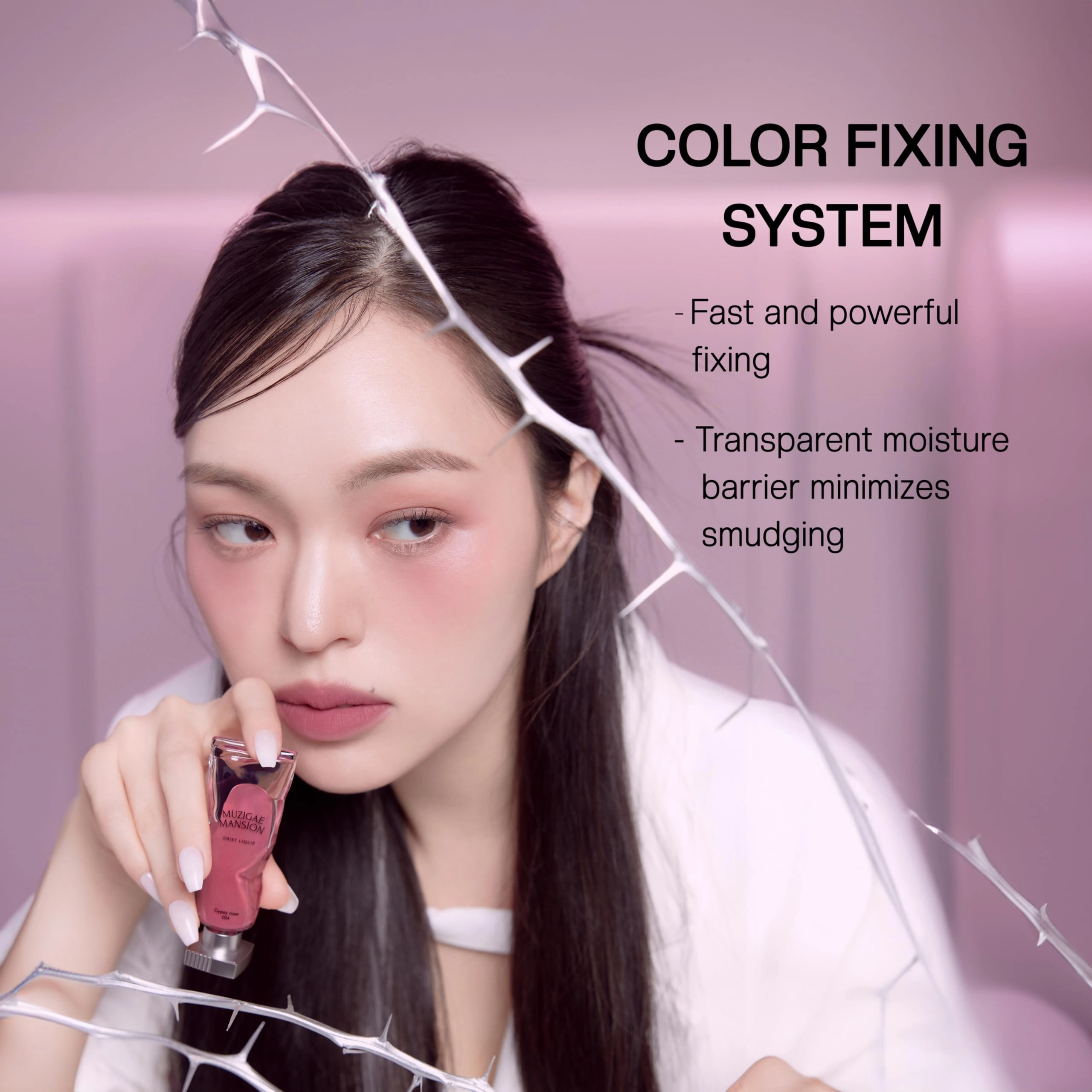 MUZIGAE MANSION Objet Lip Stain (Unique Paint Tube Design) – Velvet Matte Tint, Long-Lasting Waterproof Lipstick, Hydrating Korean Makeup, Red & Rose Gloss, K-Beauty Tinted Lipstain (02 SEQUENCE)