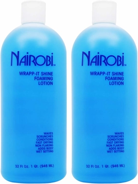 Nairobi Wrapp-It Shine Foaming Lotion, 32 Fl Oz (Pack of 2)