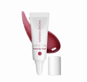 Natasha Denona HY-GEN TINTED LIP MASQUE - Berry Bliss (Mauve)   Bonus Premium Korean Hydrating Sheet Masque
