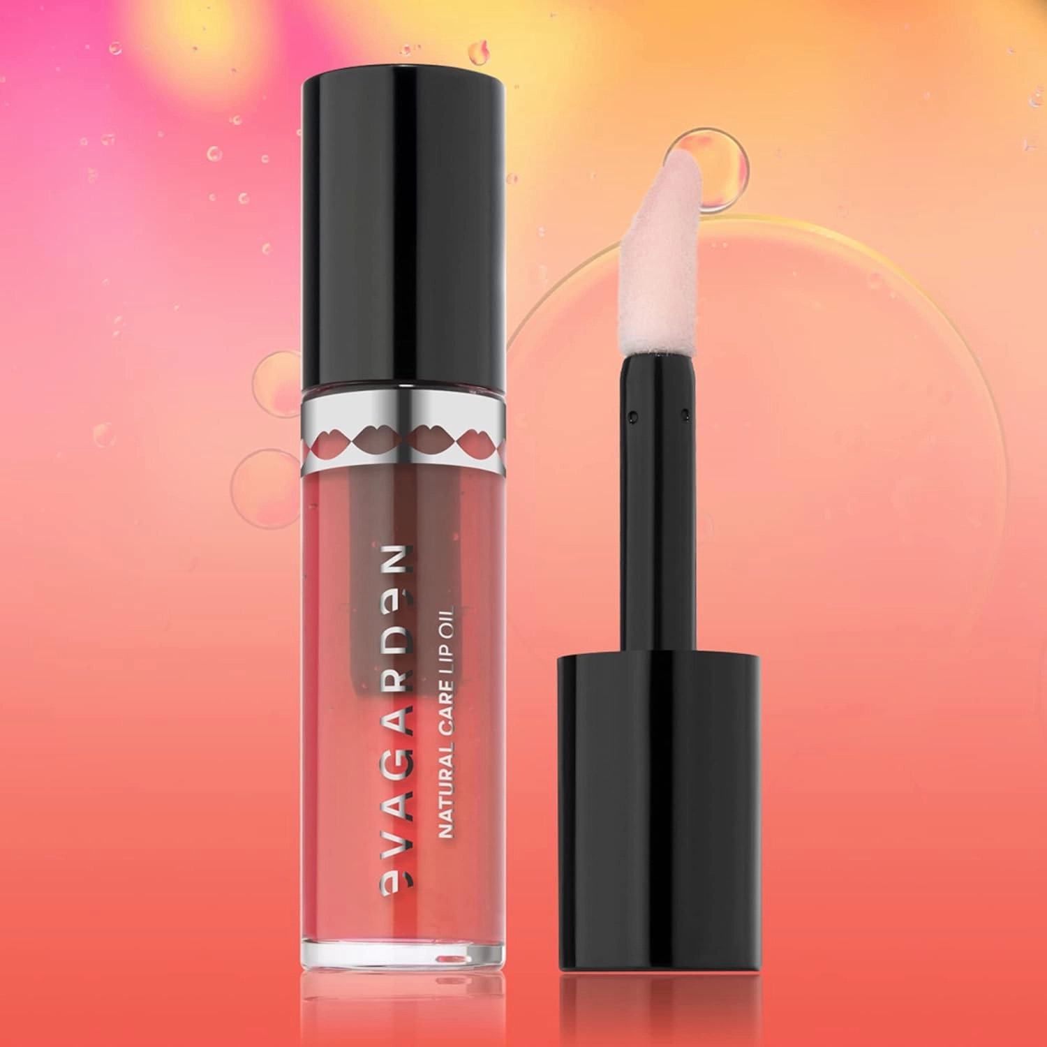 Natural Care Lip Oil - Protects, Softens and Revitalizes - Infused with Coconut Oil - Non-Greasy Formula or Sticky Texture - Gives Volumizing Effect - 904 Coral - 0.16 oz Lip Gloss