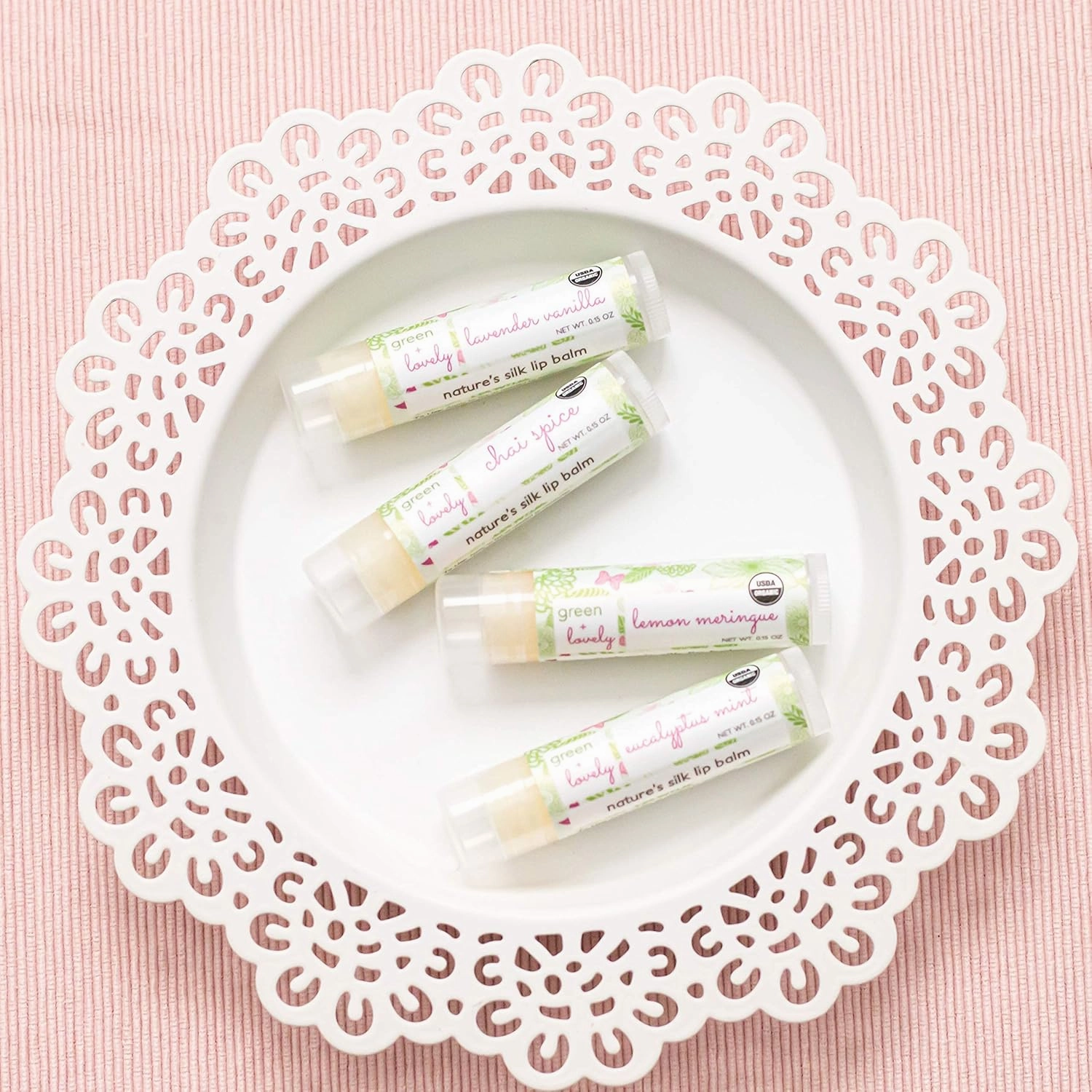 Nature's Silk Lip Balm (4 Scent Variety Pack)