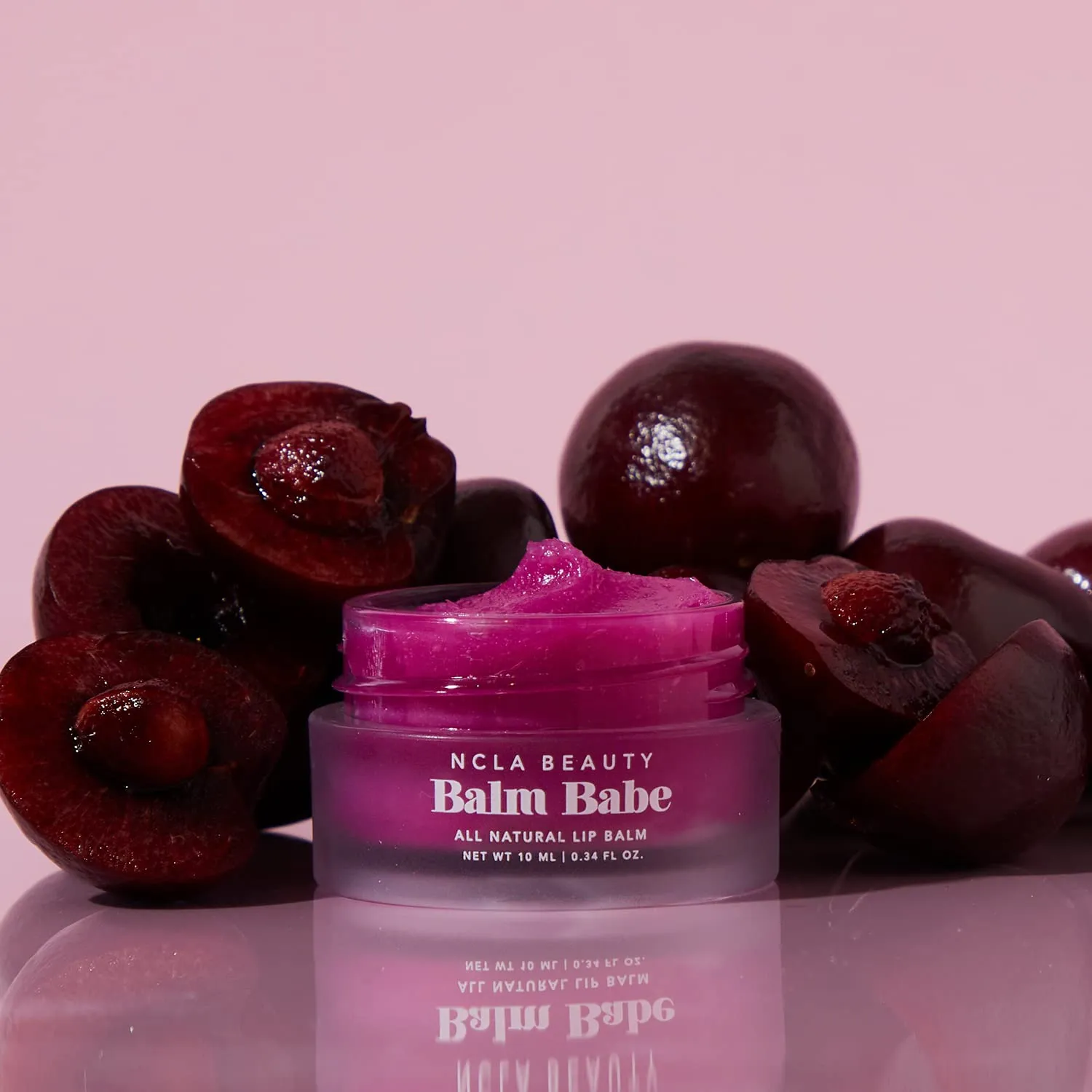 NCLA - Natural Balm Babe Lip Balm | Vegan, Cruelty-Free, Clean Skincare (Black Cherry)