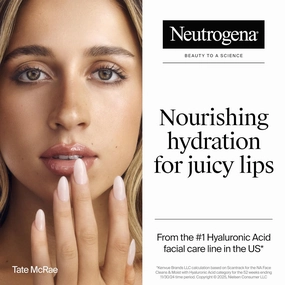 Neutrogena Hydro Boost Hyaluronic Acid Lip Balm, Nourishing Vitamin E Leaves Lips Feeling Hydrated, Sheer Pink Tinted Color with a Sweet Berry Flavor, Sheer Berry, 0.5 oz (Pack of 2)