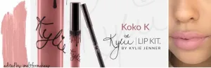 New Female Kylie Jenner Cosmetics Long Lasting Lipstick Lip Gloss Liquid Matte Lip Liner Makeup (KOKO K)