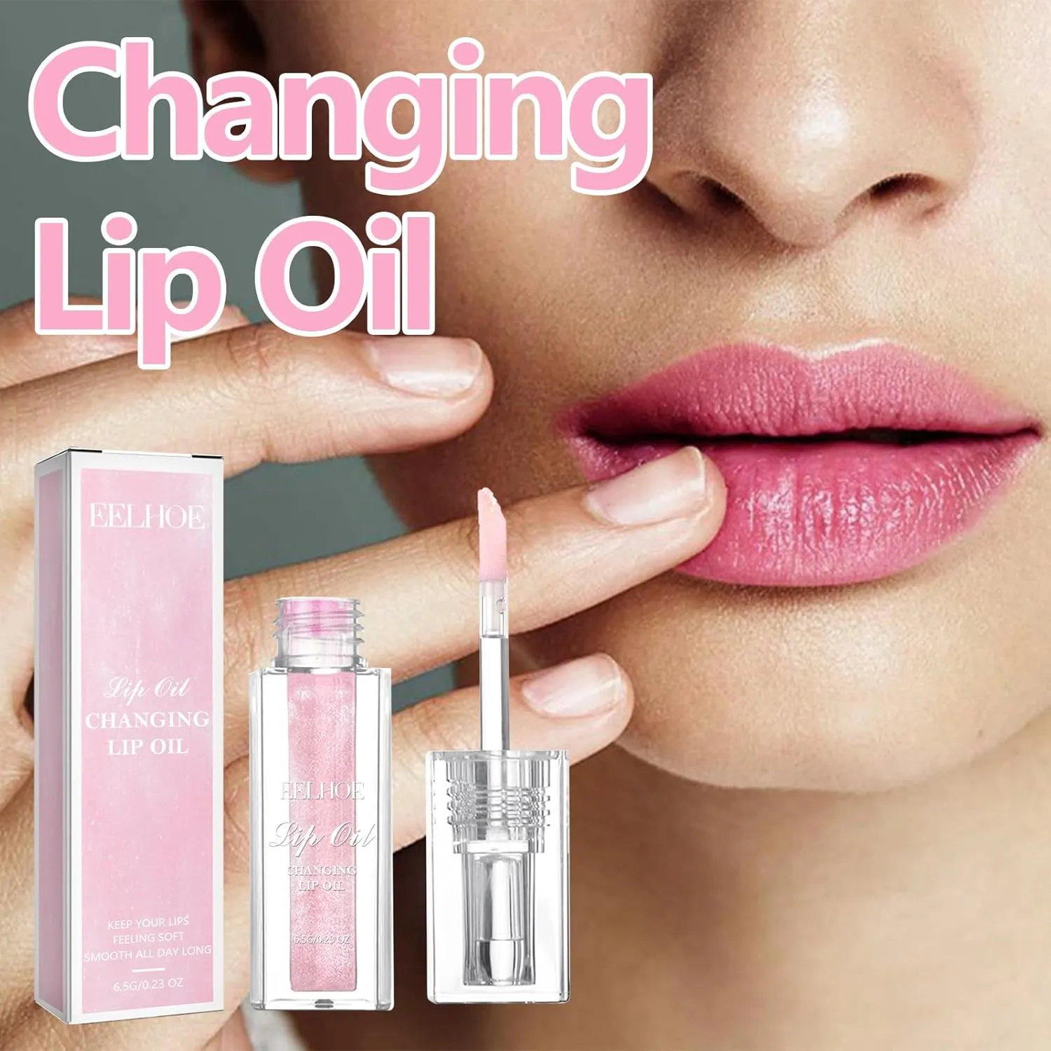 New Warm Color Moisturizing Lip Gloss Lip Oil Magic Color Changing Lip Oil Nourishing Repair Non-Stick Lip Makeup Base (CC)