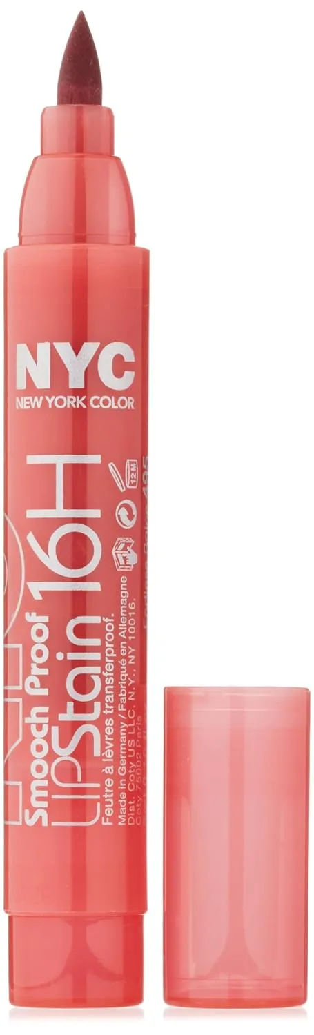 New York Color Smooch Proof Lip Stain, Endless Spice, 0.1 Fluid Ounce