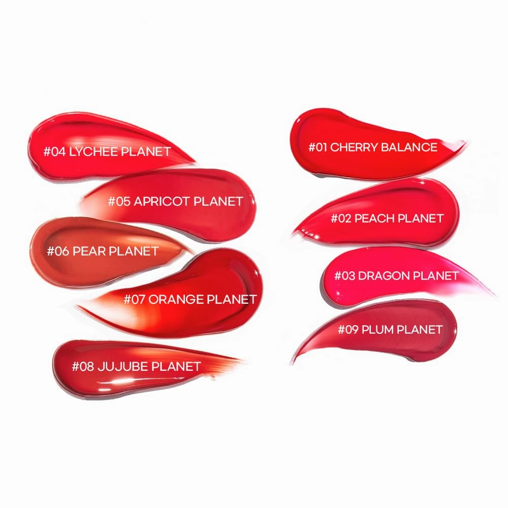 New Planet Tint | Clear Glow Tint Non-Sticky Lightweight Hydrating Long-Lasting Shine High Pigmented Volumizing Moisturizing Natural Lip Stain (#06 Pear Planet, 4.1g)