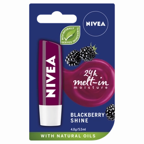 Nivea Lip Care Blackberry Shine 4.8G