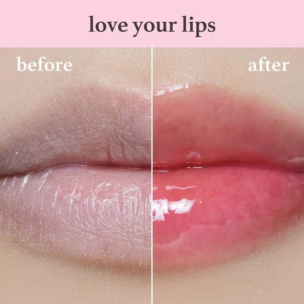 NOONI Korean Vegan Appleseed Lip Oil - Applecherry | Long-Lasting, Moisturizing, Plumping, Revitalizing for Dry Lips, Waterproof, No Peel Off, Hydrating, Nourishing, Mother's Day, 0.12 FL Oz