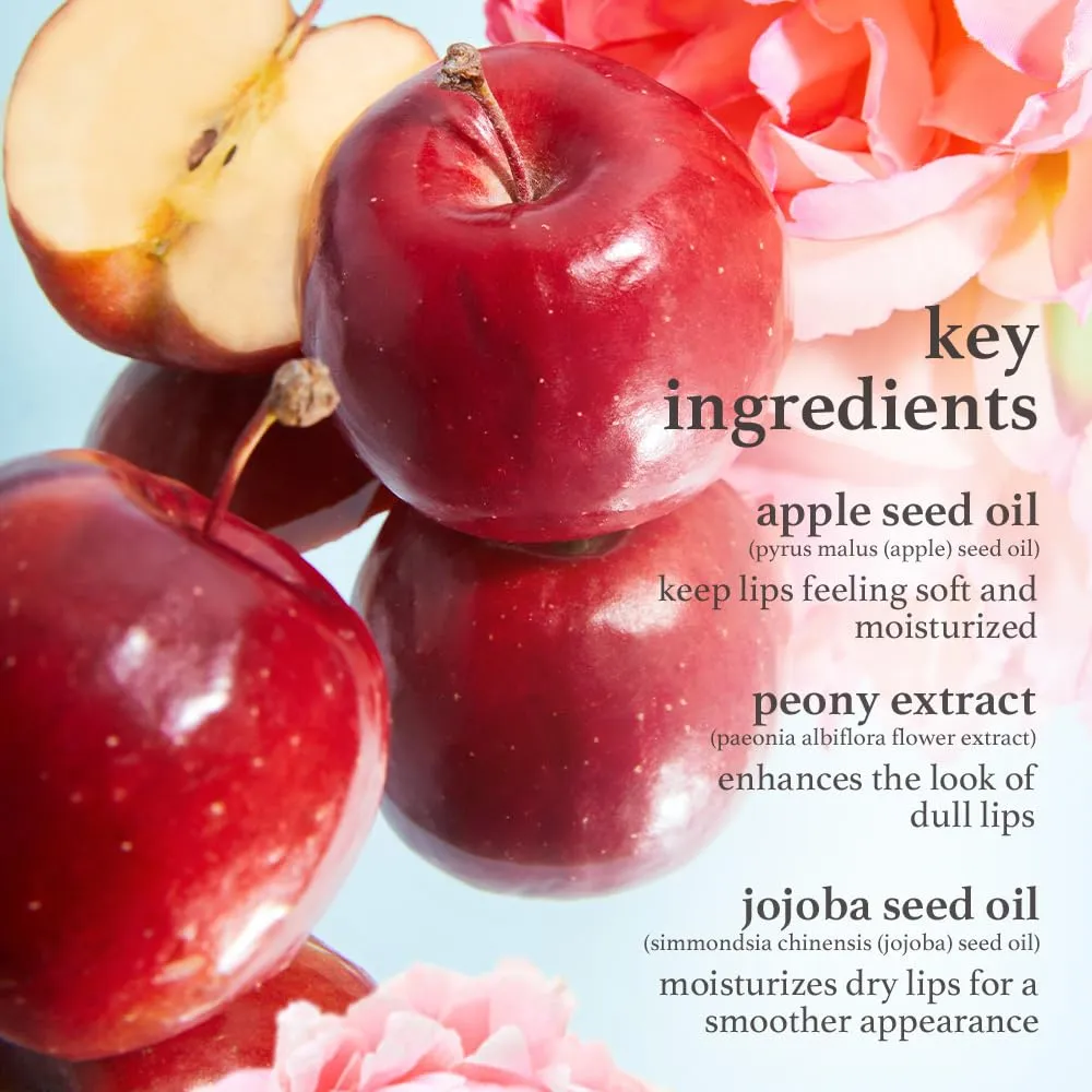 NOONI Korean Vegan Appleseed Lip Oil - Applepeony | Long-Lasting, Moisturizing, Plumping, Revitalizing for Dry Lips, Waterproof, No Peel Off, Hydrating, Nourishing Crystal Clear, 0.12 FL Oz