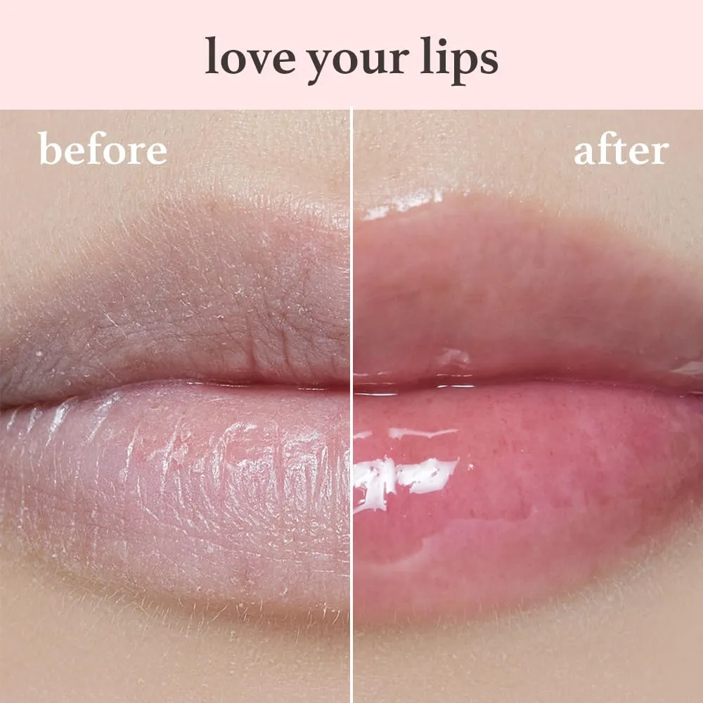 NOONI Korean Vegan Appleseed Lip Oil - Applepeony | Long-Lasting, Moisturizing, Plumping, Revitalizing for Dry Lips, Waterproof, No Peel Off, Hydrating, Nourishing Crystal Clear, 0.12 FL Oz