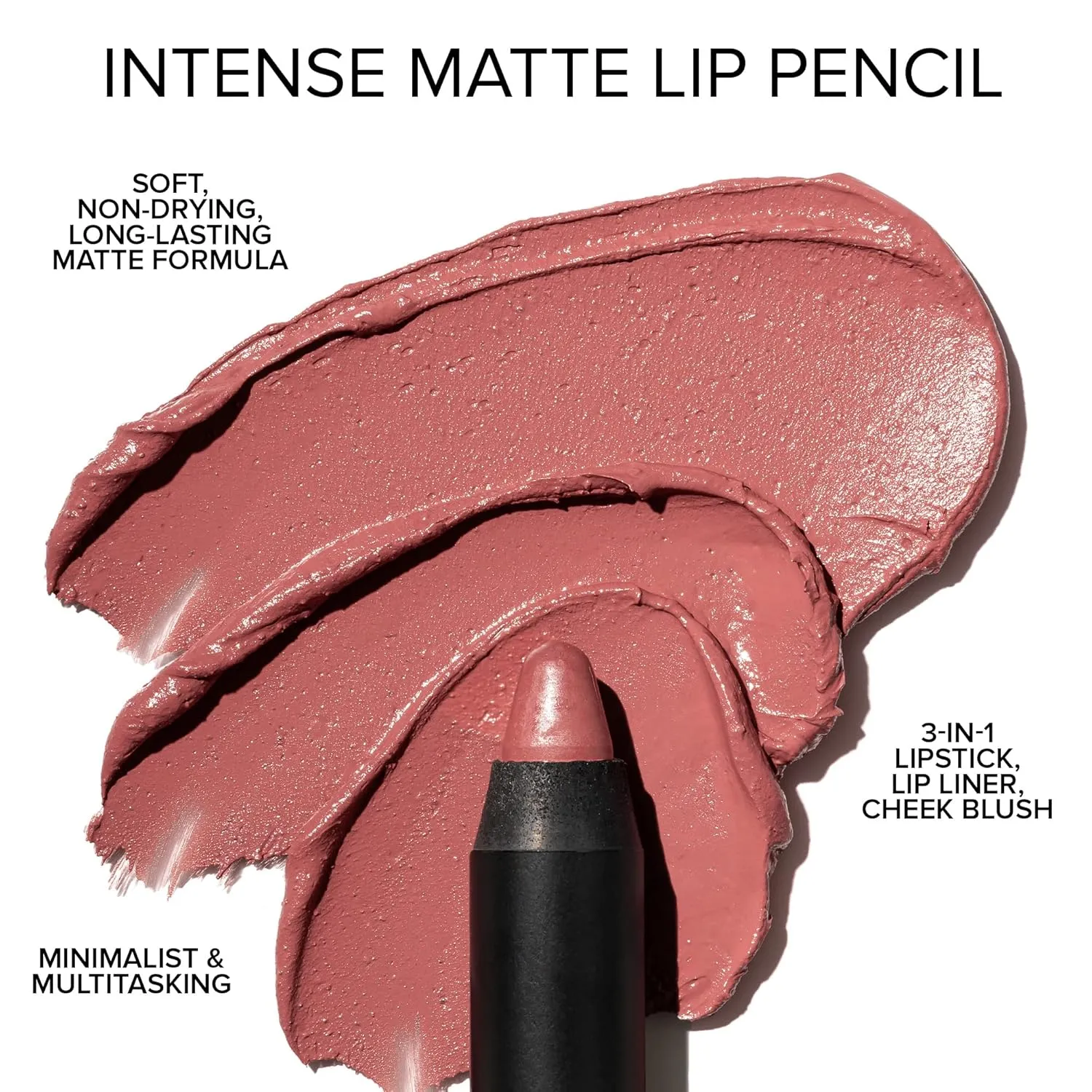 Nudestix Intense Matte Lip   Cheek Pencil, Lipstick   Lip Liner   Cheek Blush Tint, Multi Use Makeup for Long Lasting Color, Smooth Coverage