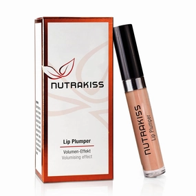 Nutrakiss Lip Plumper - Nude I Natural Plumping Lip Gloss with Niacin (Vitamin B3) I Clear Lip Plumper for Fuller Lips I Made in Germany I 5ml