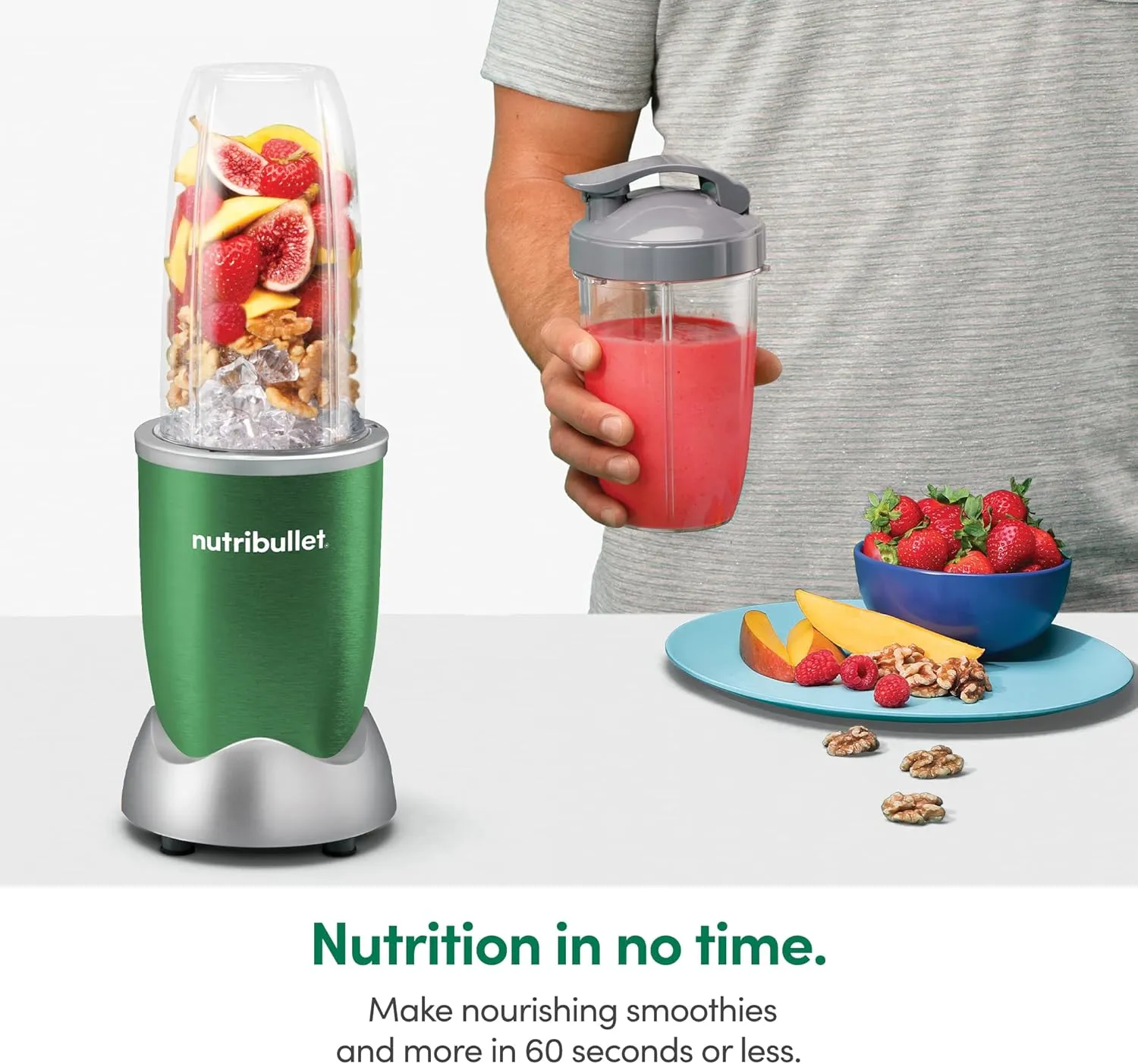 NutriBullet NB9-1301G Pro 13 Pcs Clover Green, 900W