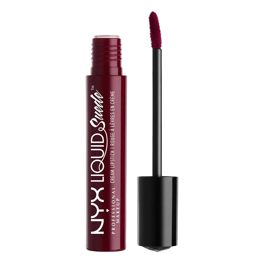 NYX PROFESSIONAL MAKEUP Liquid Suede Cream Lipstick - Vintage (Plum With Mauve Undertone)
