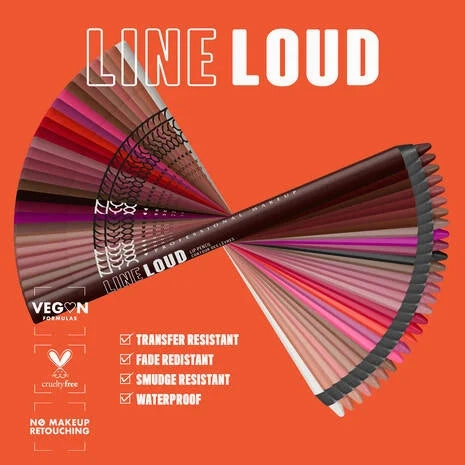 Nyx Line Loud Vegan Longwear Lip Liner - Assorted