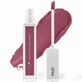 OFRA Long Lasting Liquid Lipstick - Unzipped | A Berry Mauve | Matte Liquid Lipstick for All-Day Wear | High-Pigment, Lightweight Matte Lipstick Finish | 8g