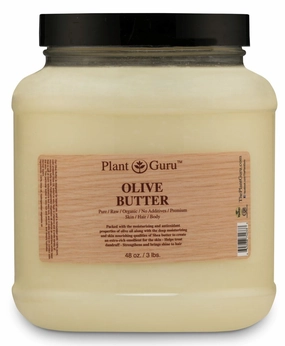 Olive Body Butter 3 lb. 100% Pure Raw Fresh Natural Cold Pressed. Skin Body and Hair Moisturizer, DIY Creams, Balms, Lotions, Soaps.