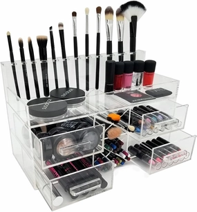 OnDisplay Acqua Luxury Handmade Acrylic Cosmetic/Makeup Organizer