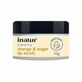 Orange Oil & Sugar Lip Scrub 10g, Removes Dead Skin, Moisturizes & Exfoliate Dry And Flaky Lips, Does not Contain Artificial Fragrance