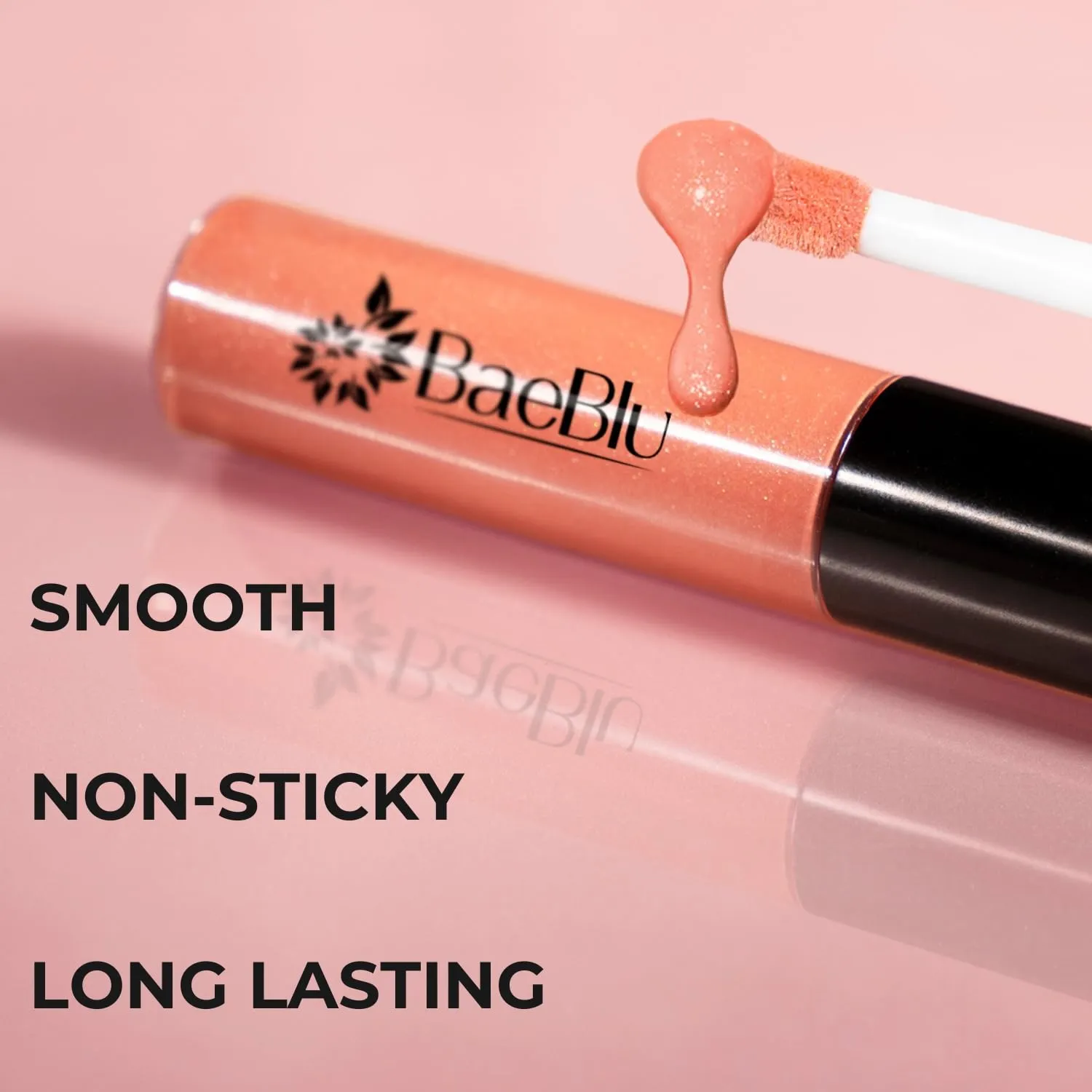 Organic Vegan Lip Gloss, 100% Natural Non-Toxic Moisturizing Ingredients, Azalea