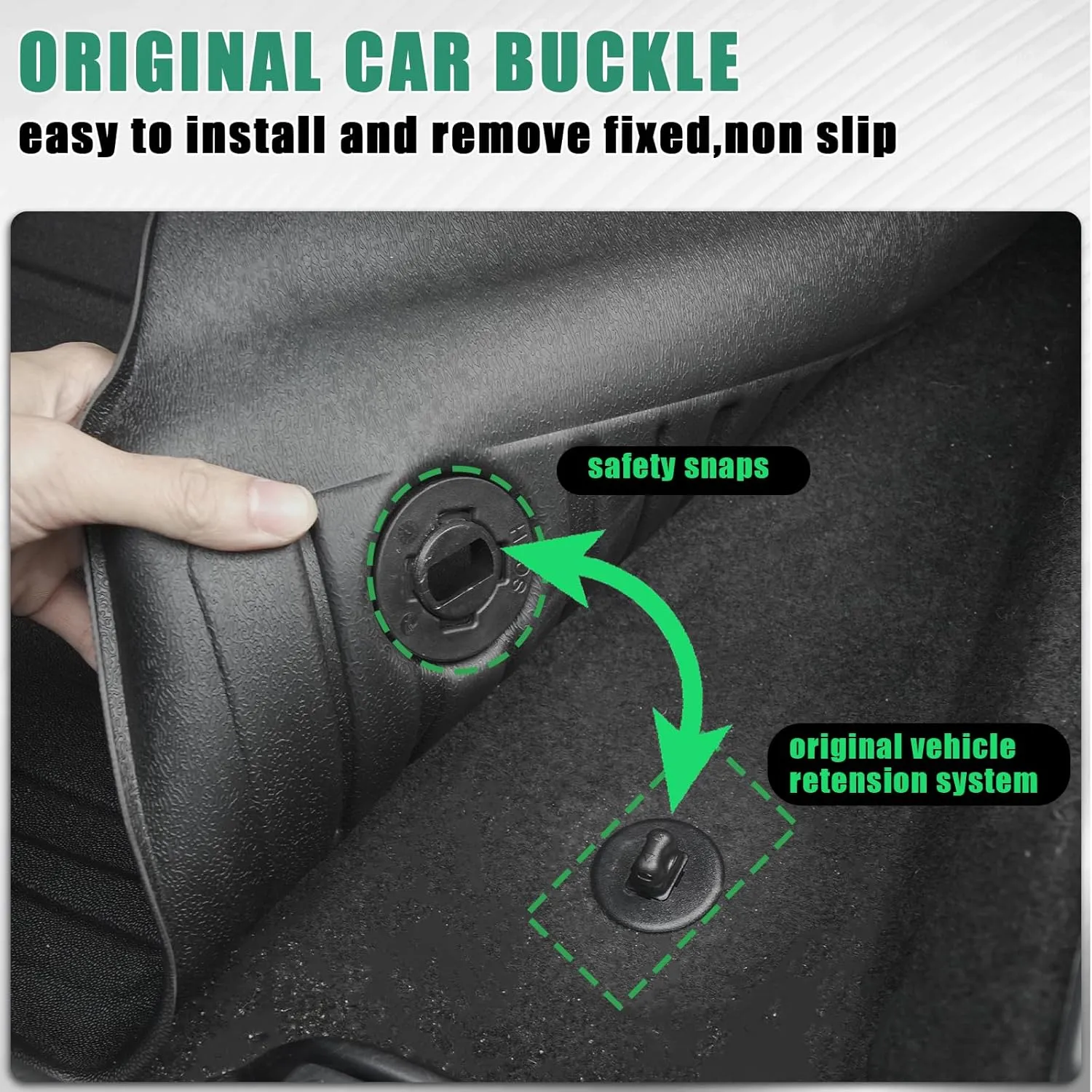 Original Floor Mats for 2022-2025 Lexus NX/NX Hybrid All Models - Heavy Duty Car Mats 1st and 2nd Row TPE Floor Liners - All Weather Floor Mats for Lexus NX250/NX350/NX350h/NX450h  2022 2023 2024 2025