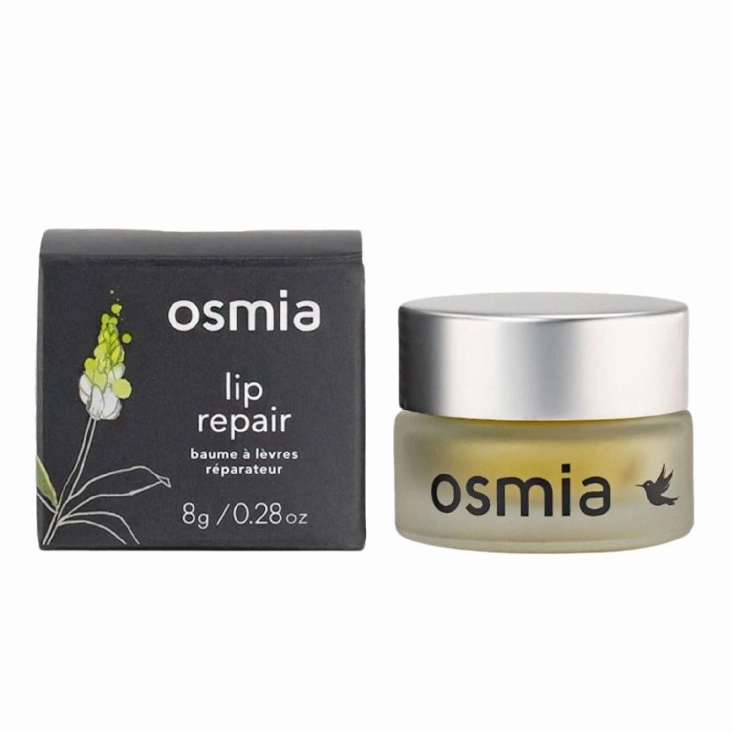 Osmia Skincare - Natural Lip Repair Overnight Mask   Hydrating Gloss | Manuka Honey, Myrrh, Lanolin | Moisturize, Plump, Soothe | Clean Beauty For Healthy Skin (0.28 oz | 8 g)