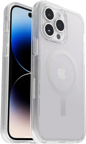 OtterBox iPhone 14 Pro Max (ONLY) Symmetry Series  Case - Clear, Ultra-Sleek, Snaps to MagSafe, Raised Edges Protect Camera & Screen