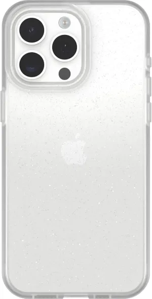 OtterBox iPhone 15 Pro MAX (Only) Prefix Series Case - Stardust (Clear/Glitter), Ultra-Thin, Pocket-Friendly, Raised Edges Protect Camera & Screen, Wireless Charging Compatible