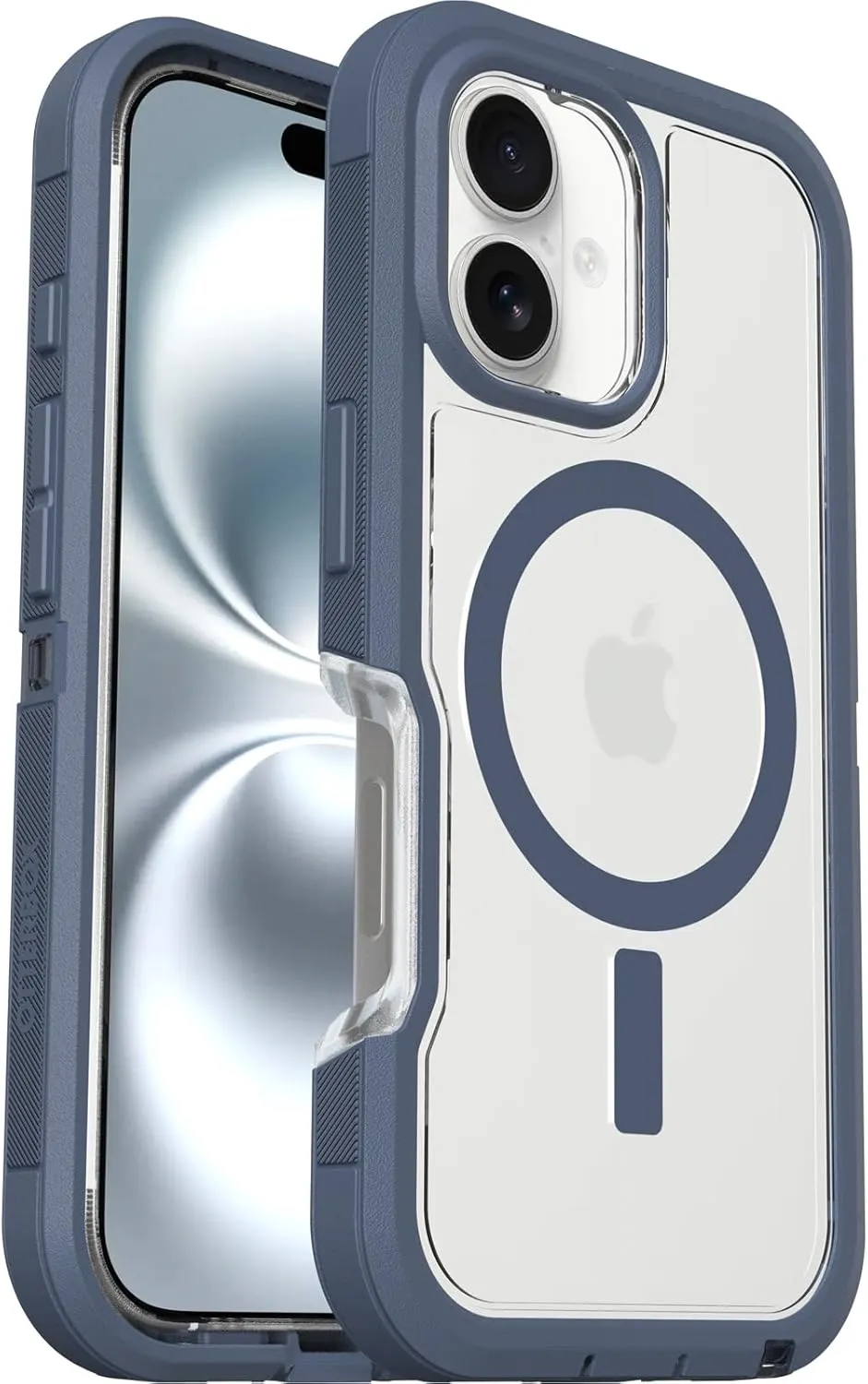 OtterBox iPhone 16 Defender Series XT Clear Case - Baby Blue Clear