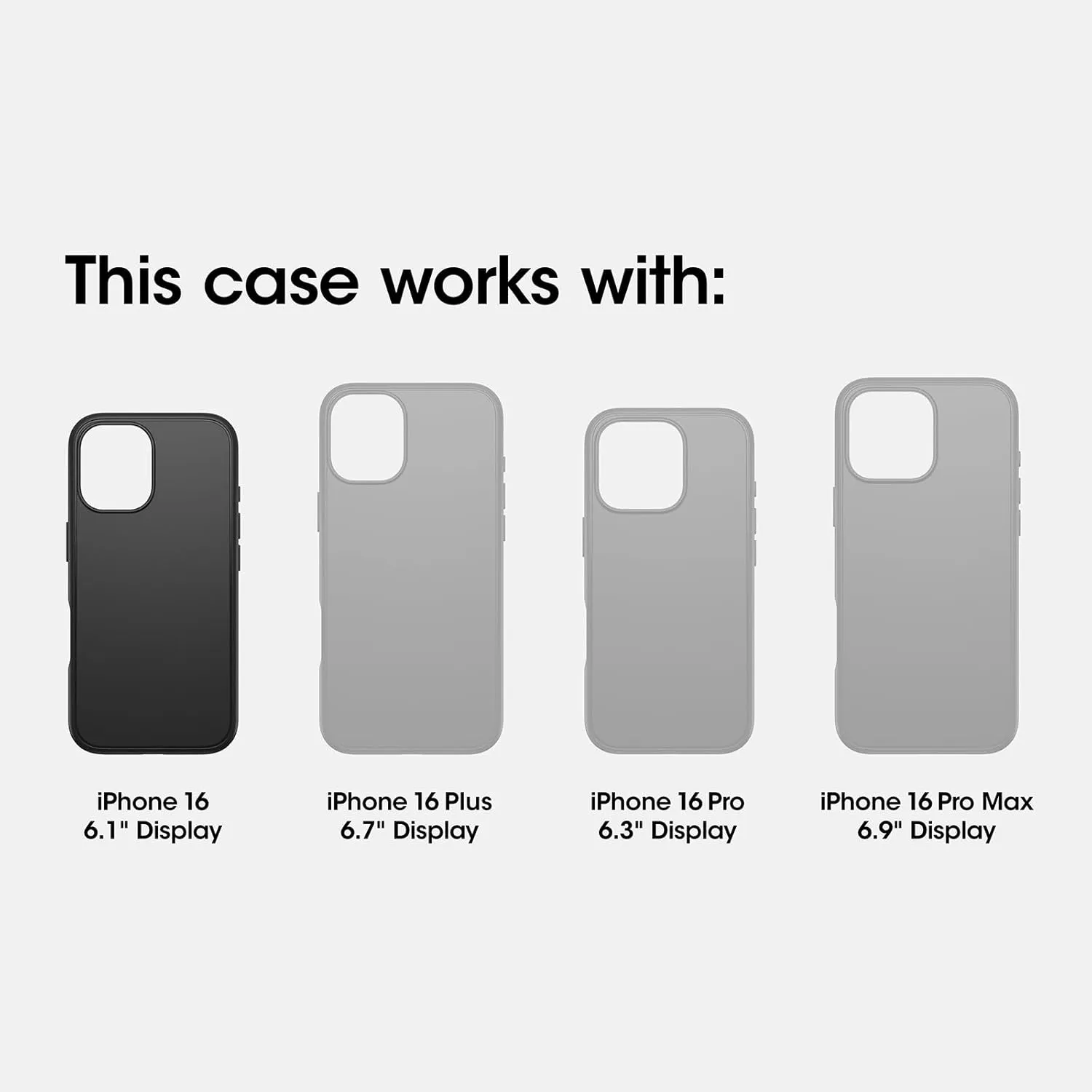 OtterBox iPhone 16 Defender Series XT Clear Case - Baby Blue Clear