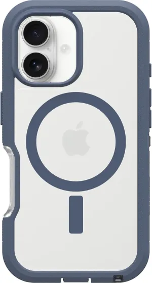 OtterBox iPhone 16 Defender Series XT Clear Case - Baby Blue Clear