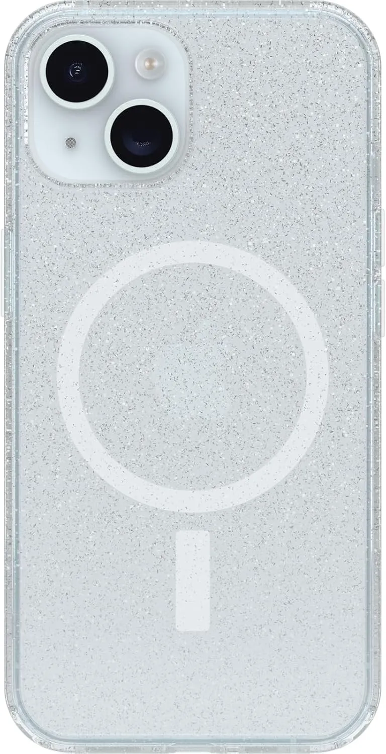 OtterBox iPhone 16e, 15, 14, & 13 Symmetry Series Clear Case - Stardust (Ships in polybag, Ideal for Business customers)