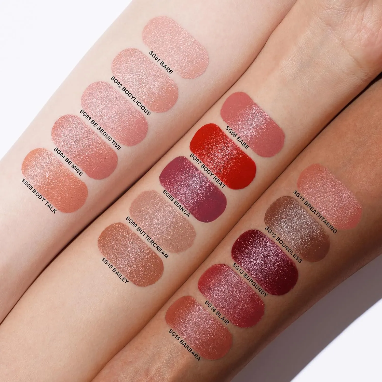 Oulac Color Rich Satin Lipstick Set For Women Red Burgundy Lipsticks High Impact Lipcolor Tinted Lip Balm, Nourishing, Satin Finish, Moisturizing Creamy Formula, Vegan Gluten Free (11 14 15)