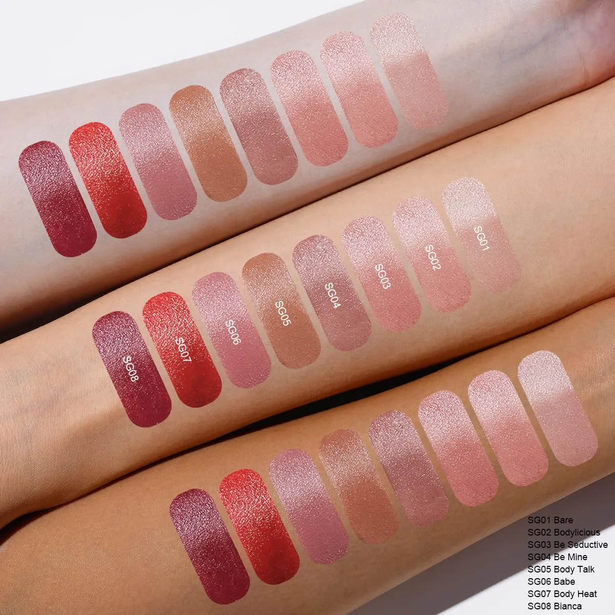 Oulac Hydrating Lipstick Set For Women Plum Brown Lipsticks High Impact Lipcolor Tinted Lip Balm, Nourishing, Satin Finish, Moisturizing Creamy Formula, Vegan Gluten Free 05 06 08(SET 2)