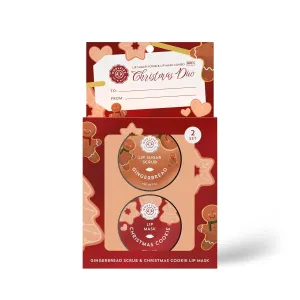 Overnight Lip Mask   Lip Sugar Scrub Lip Care Duo | For Exfoliating & Smoothing Lips - 1 Ounce (Christmas Duo)