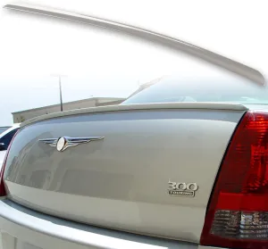 Painted Trunk Lip Wing Spoiler For 2005-2010 First Generation Chrysler 300 300C SRT8 - PB6 Marine Blue Pearl