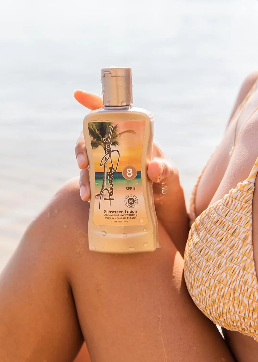 Panama Jack SPF 8 Sunscreen Lotion and SPF 45 Lip Balm Bundle