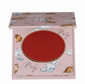 Paul & Joe Soft Matte Lip Color CS 131, Moisturizing, Creamy, Matte Finish, with Compact Mirror, Burgundy Petal, 0.10 oz