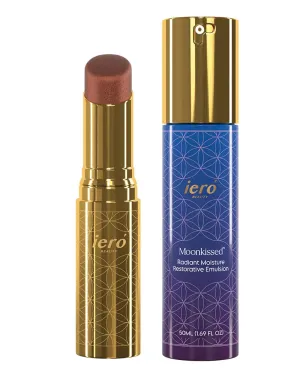 Peace, Comfort & Glow Like You Ritual, Radiant Moisture Restorative Emulsion   Luminous PH Lip Comforter Sheer Copper Pink w/Bronze Shimmer