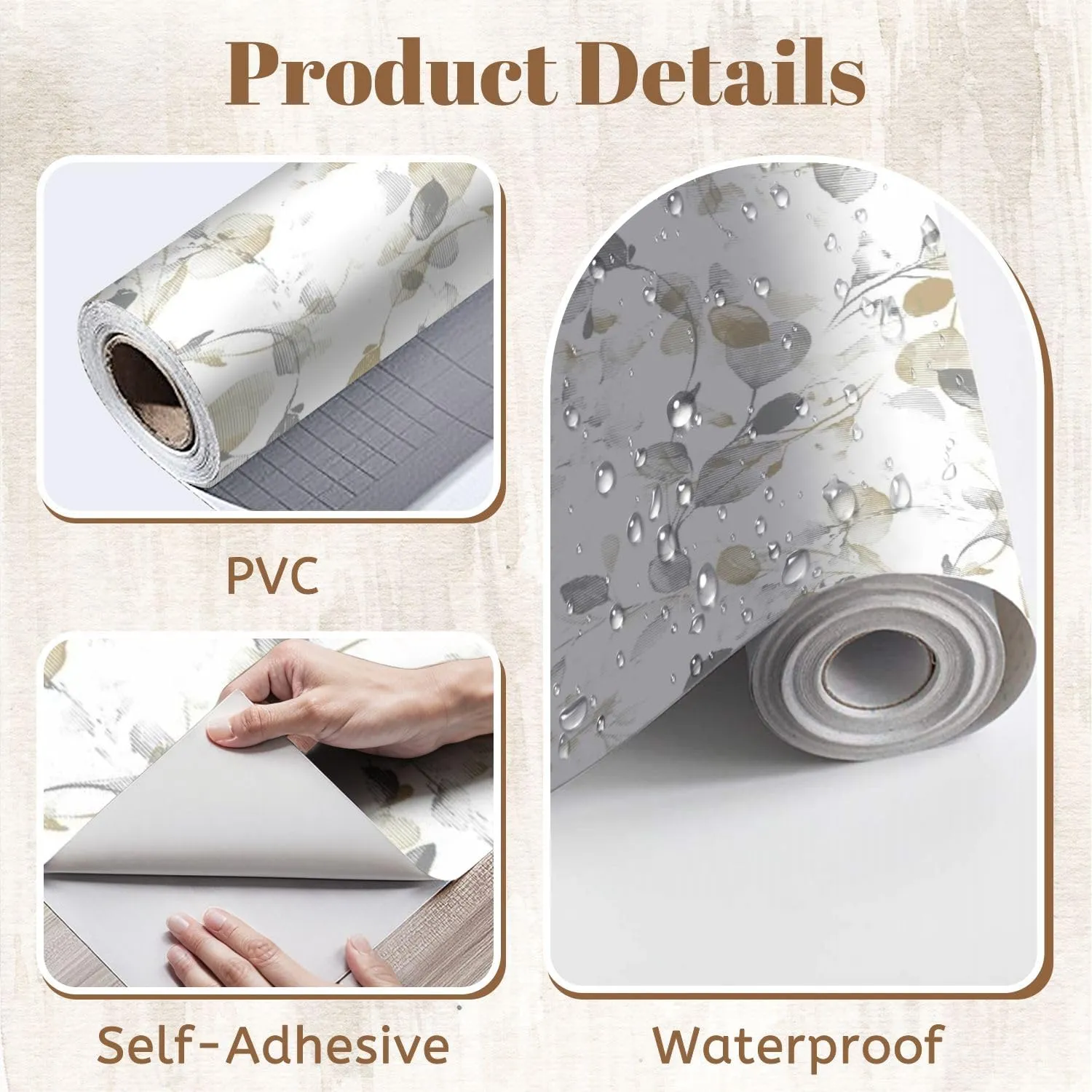 Peel and Stick Wallpaper Self Adhesive Wall Mural Halftone Monochrome Grunge Vertical Lines Texture Seamless Pattern Contact Paper Renter Friendly Wallpaper for Kitchen Nursery Bedroom 17.7"x118"