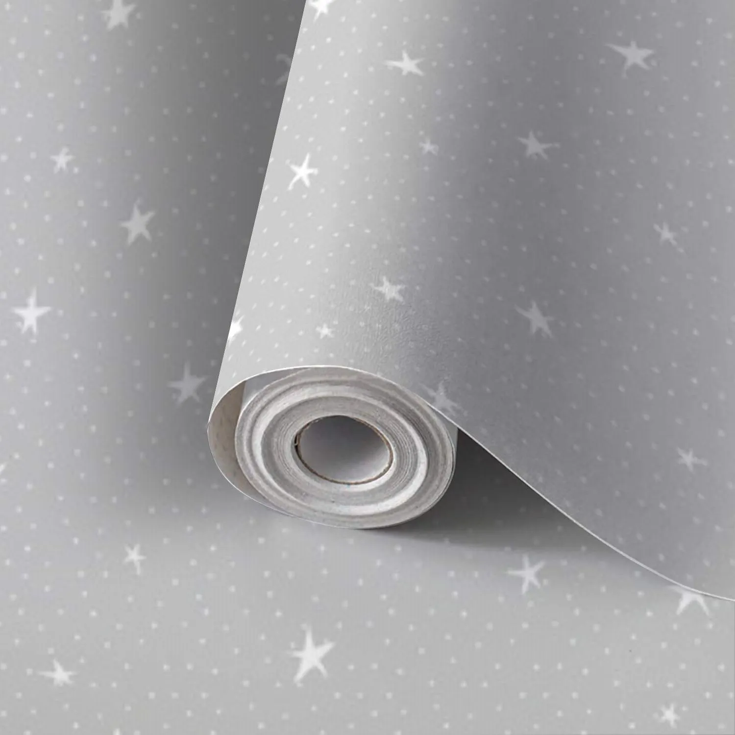 Peel and Stick Wallpaper Self Adhesive Wall Mural Star Seamless Pattern Star Contact Paper Renter Friendly Wallpaper for Kitchen Nursery Bedroom 17.7"x118"