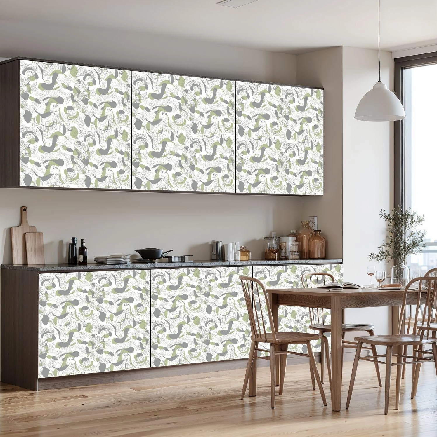 Peel and Stick Wallpaper Self Adhesive Wall Mural Halftone Monochrome Grunge Vertical Lines Texture Seamless Pattern Contact Paper Renter Friendly Wallpaper for Kitchen Nursery Bedroom 17.7"x118"