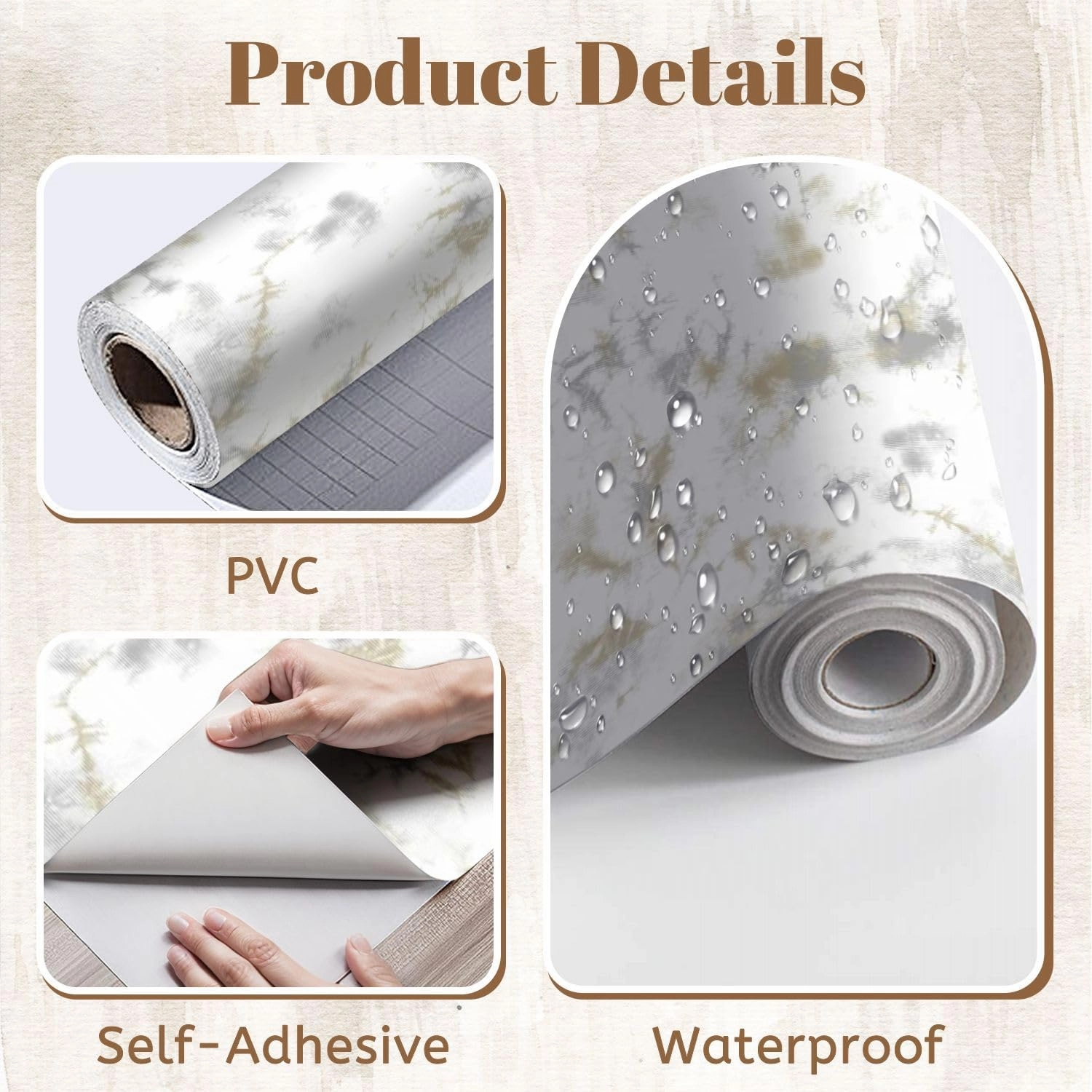 Peel and Stick Wallpaper Self Adhesive Wall Mural Halftone Monochrome Grunge Vertical Lines Texture Seamless Pattern Contact Paper Renter Friendly Wallpaper for Kitchen Nursery Bedroom 24"x118"