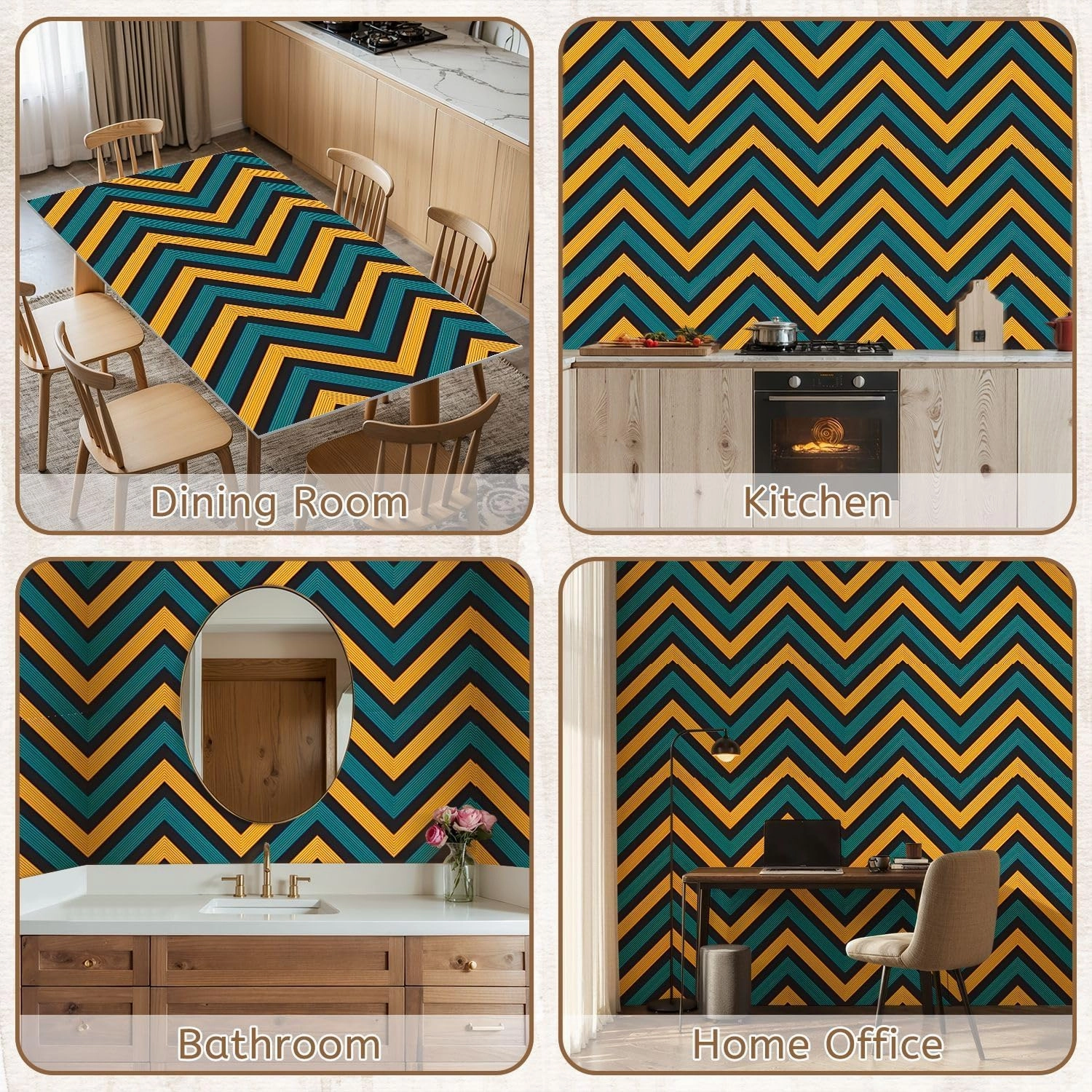 Peel and Stick Wallpaper Self Adhesive Wall Mural Rainbow diagonal striped seamless pattern suitable for textiles Contact Paper Renter Friendly Wallpaper for Kitchen Nursery Bedroom 17.7"x118"
