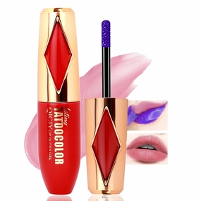 Peel Off Lip Stain -Lip Stain Peel Off Masque - Long Lasting, Waterproof and Transfer Proof Nude Lip Tint, Matte Finish Peel Off Makeup(Maiden Pink)
